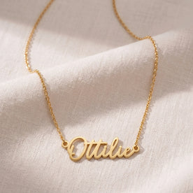 Ottilie Name Necklace | 18ct Gold, Silver & Vermeil | Ready to Ship