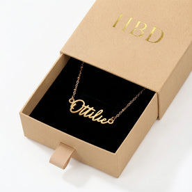 Ottilie Name Necklace | 18ct Gold, Silver & Vermeil | Ready to Ship