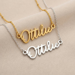 Ottilie Name Necklace | 18ct Gold, Silver & Vermeil | Ready to Ship