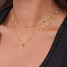 Personalised Initial Necklace | Gold, Silver & Vermeil | HBD