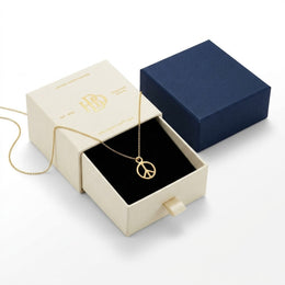 Peace Charm Necklace & Bracelet