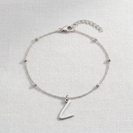 Initial Bracelet | Any Letter, 4 Styles | Gold, Silver & Platinum