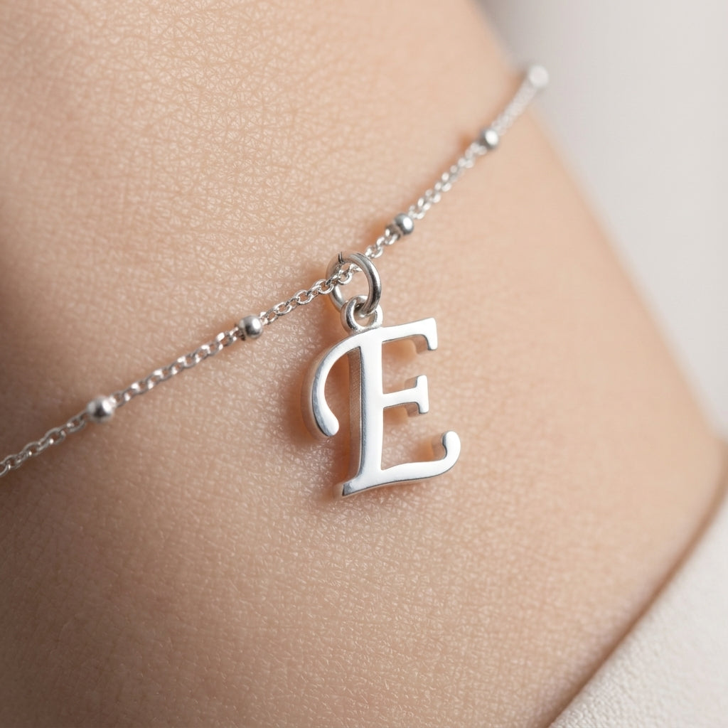 Initial Bracelet | Any Letter, 4 Styles | Gold, Silver & Platinum