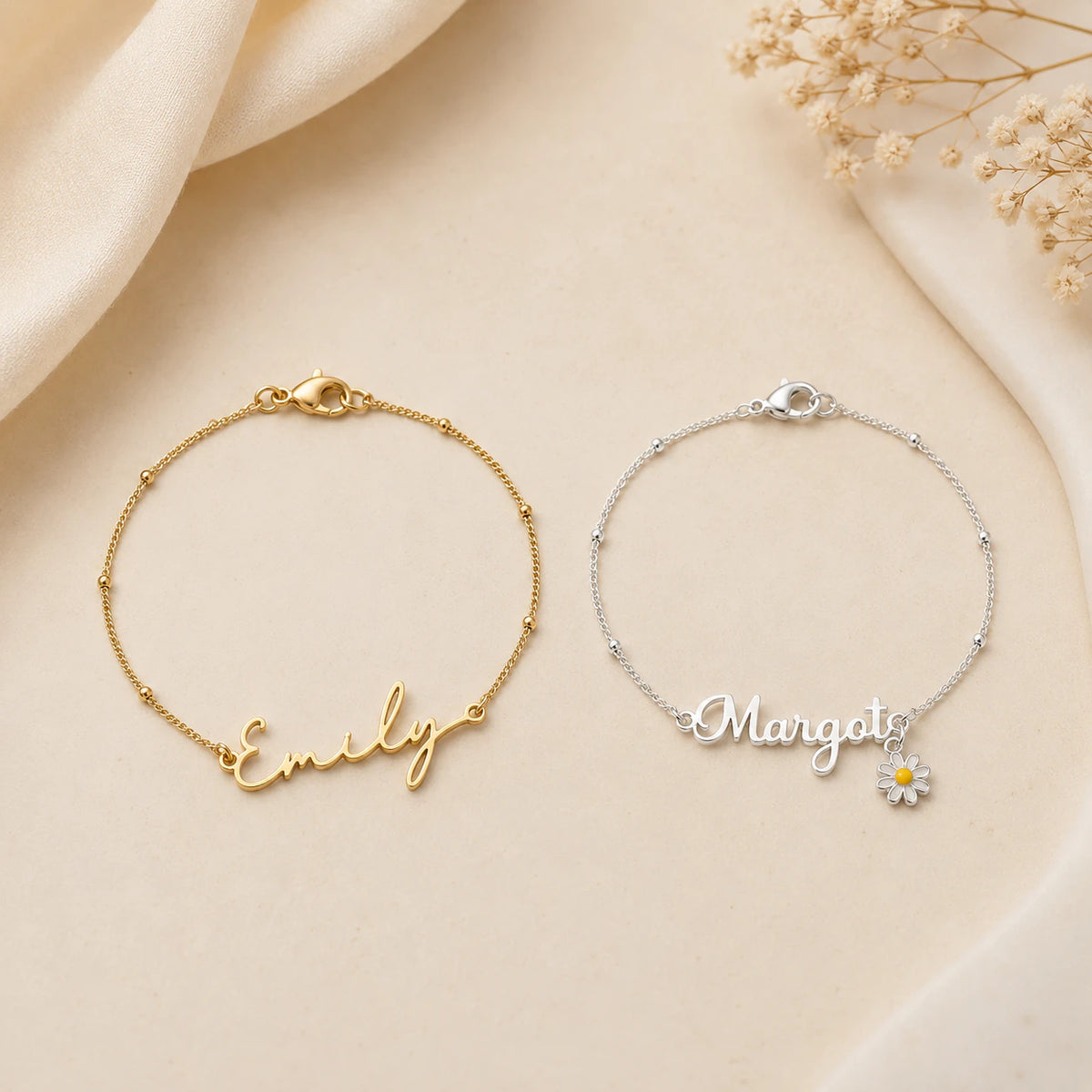 Personalised Kids Name Bracelet – 6 Finishes