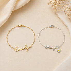 Personalised Kids Name Bracelet – 6 Finishes