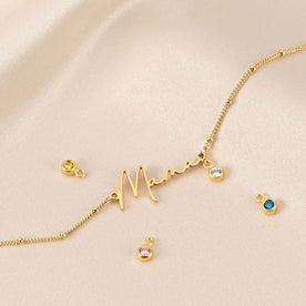 Mama Bracelet with Birthstone | Personalised Mum Gift