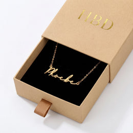 Phoebe Name Necklace | 18ct Gold, Silver & Vermeil | Ready to Ship
