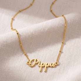 Pippa Name Necklace | 18ct Gold, Silver & Vermeil | Ready to Ship