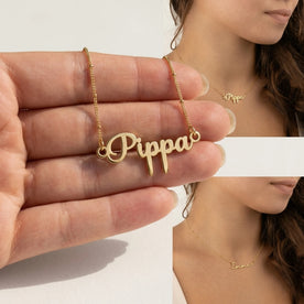 Pippa Name Necklace | 18ct Gold, Silver & Vermeil | Ready to Ship
