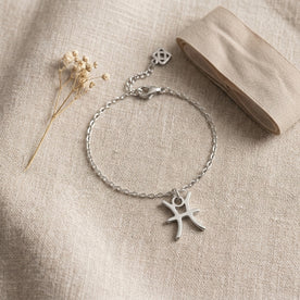 Pisces Zodiac Bracelet | Star Sign Charm, Gold & Silver