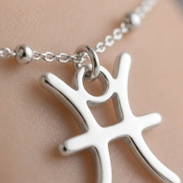 Pisces Zodiac Bracelet | Star Sign Charm, Gold & Silver