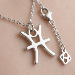 Pisces Zodiac Bracelet | Star Sign Charm, Gold & Silver
