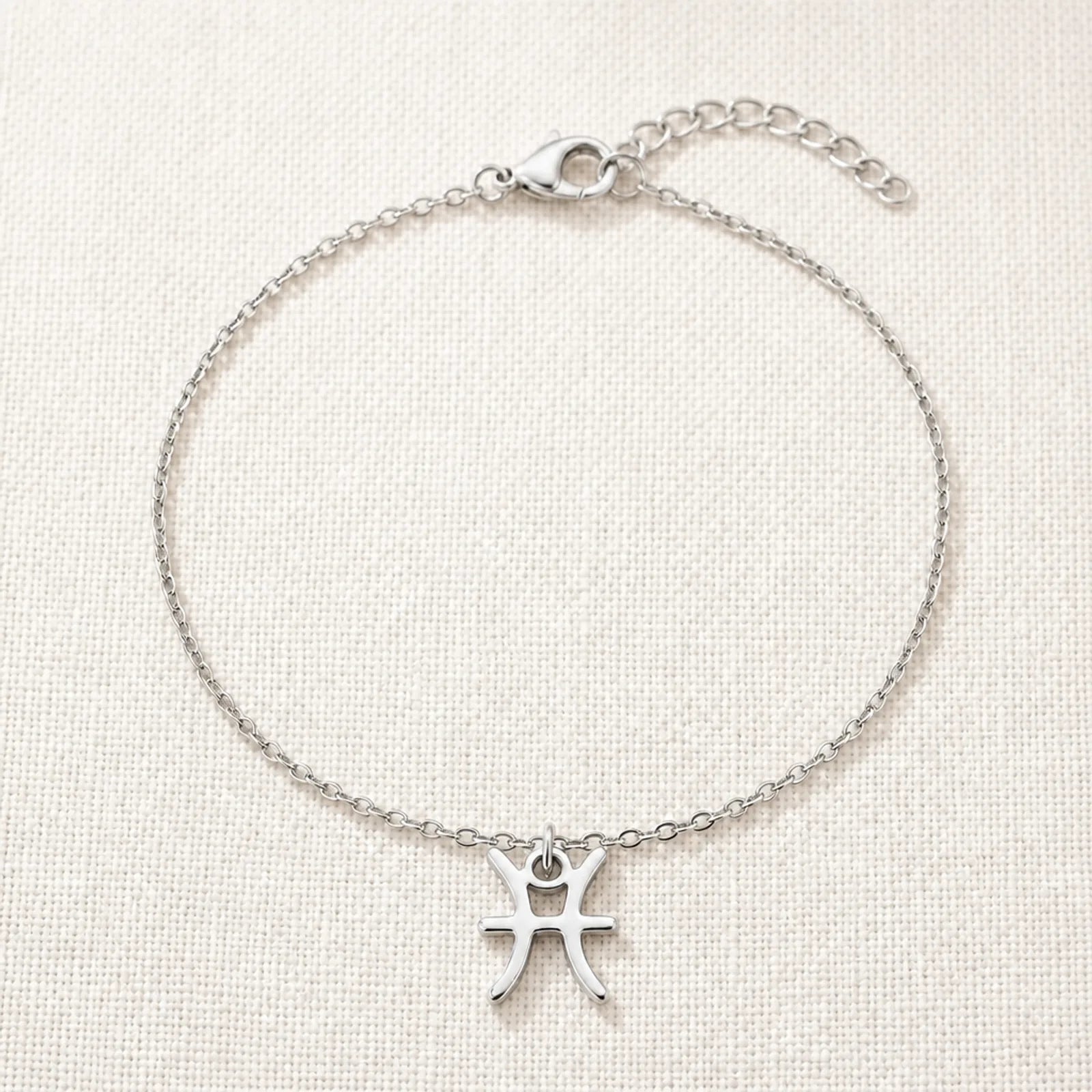 Pisces Zodiac Bracelet | Star Sign Charm, Gold & Silver
