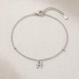 Pisces Zodiac Bracelet | Star Sign Charm, Gold & Silver
