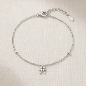 Pisces Zodiac Bracelet | Star Sign Charm, Gold & Silver