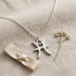 Pisces Zodiac Necklace | Star Sign Pendant, Gold & Silver