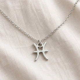 Pisces Zodiac Necklace | Star Sign Pendant, Gold & Silver