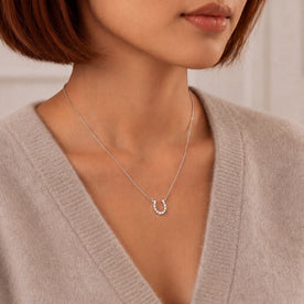 Horseshoe Necklace in Gold, Silver & Vermeil | HBD