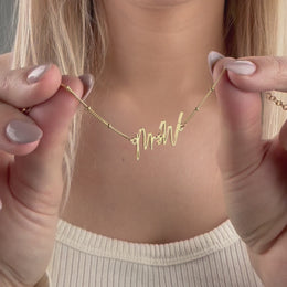 Custom Mrs Name Bracelet – Gold or Silver Personalised Bridal Jewellery