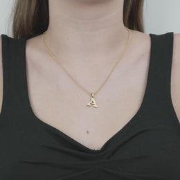 Custom Initial Necklace in Gold, Silver or Vermeil – Custom Letter Pendant by Gigi & Maple