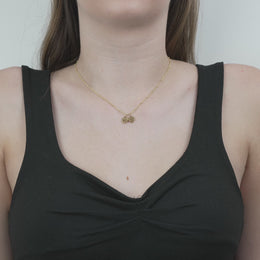 Two Heart Initial Necklace – Personalised in Gold, Silver or Vermeil – Gigi & Maple