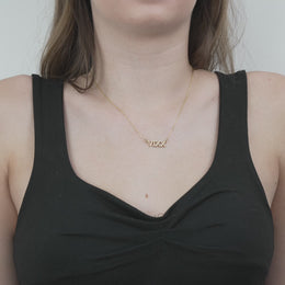 Custom Roman Numeral Necklace in Gold or Silver – Personalised Date Necklace – Gigi & Maple