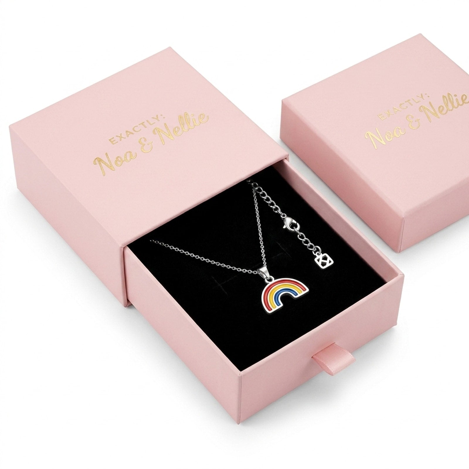Rainbow Charm Necklace & Bracelet