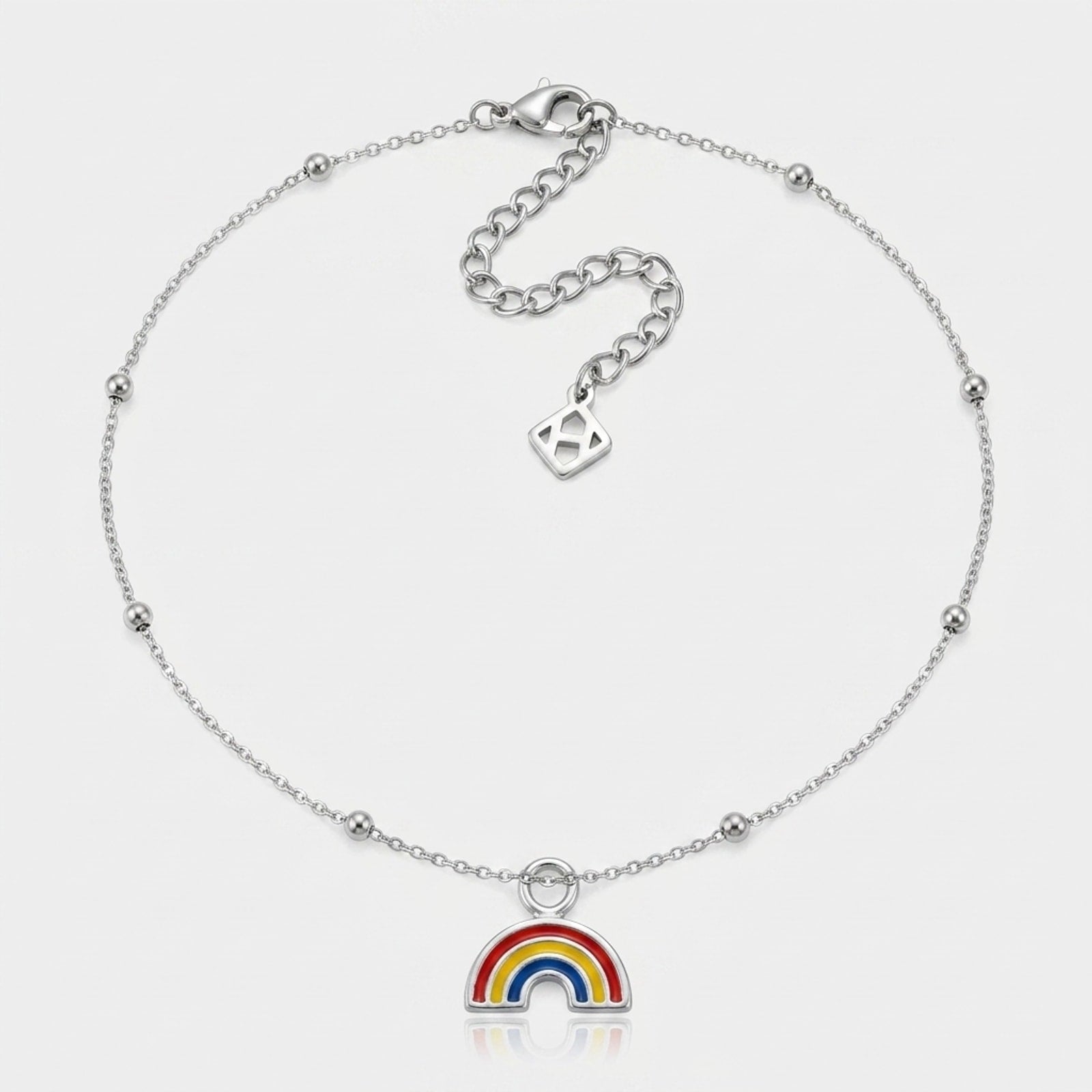 Rainbow Charm Necklace & Bracelet