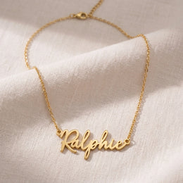Ralphie Name Necklace | 18ct Gold, Silver & Vermeil | Ready to Ship