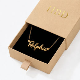Ralphie Name Necklace | 18ct Gold, Silver & Vermeil | Ready to Ship