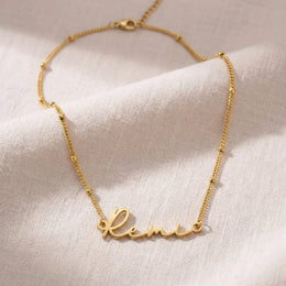 Remi Name Necklace | 18ct Gold, Silver & Vermeil | Ready to Ship