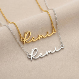 Remi Name Necklace | 18ct Gold, Silver & Vermeil | Ready to Ship