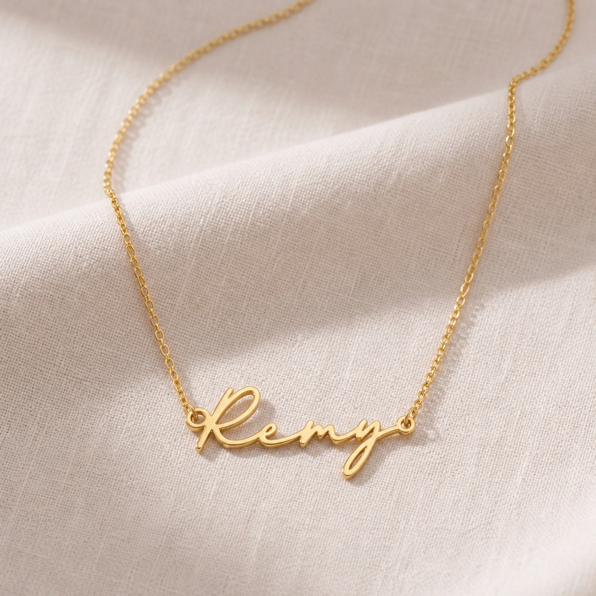 Remy Name Necklace | 18ct Gold, Silver & Vermeil | Ready to Ship