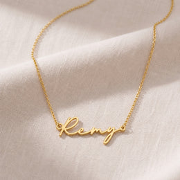 Remy Name Necklace | 18ct Gold, Silver & Vermeil | Ready to Ship