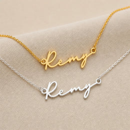 Remy Name Necklace | 18ct Gold, Silver & Vermeil | Ready to Ship