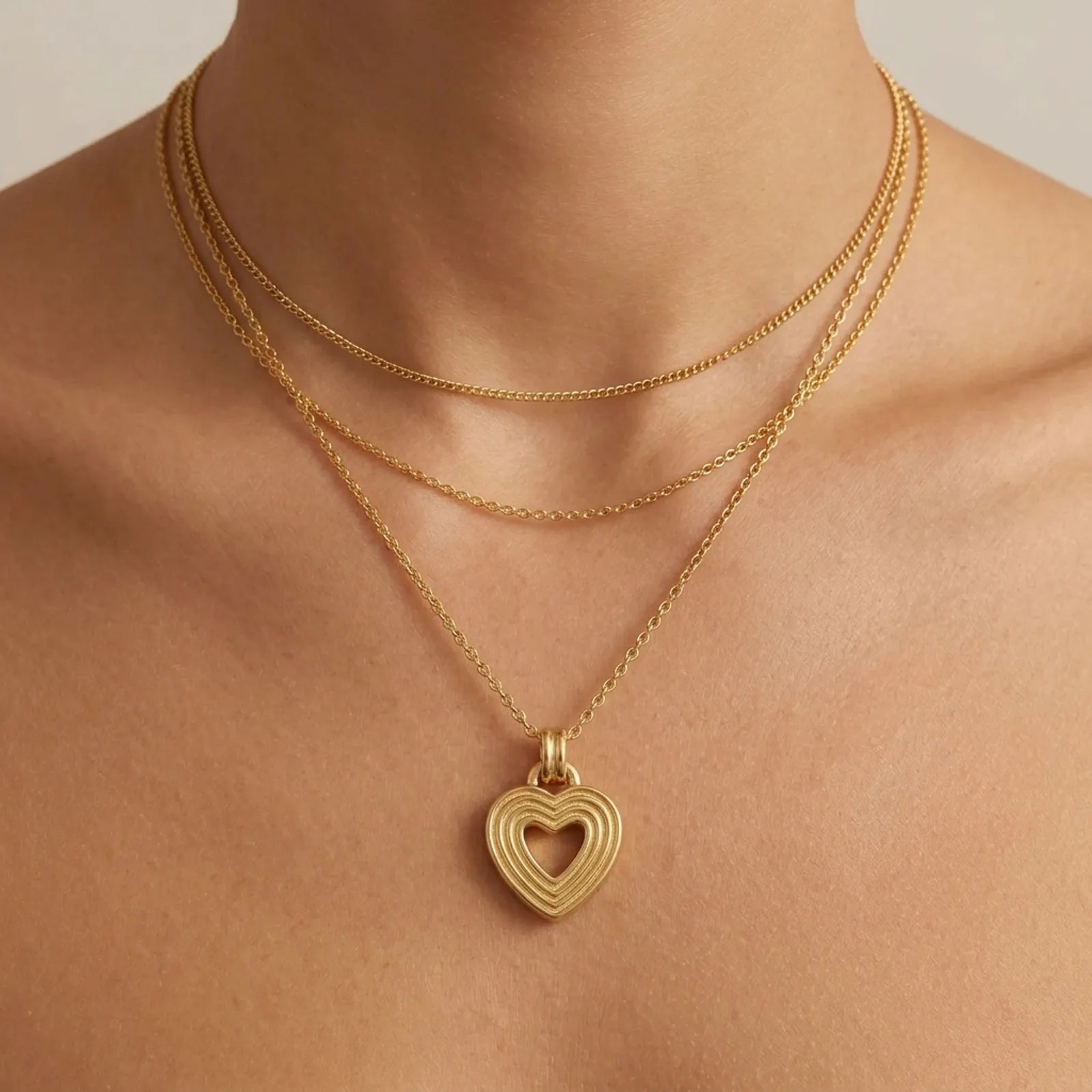 Cut Out Heart Necklace