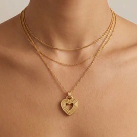 Cut Out Heart Necklace