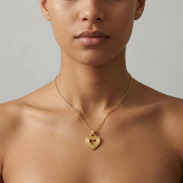 Cut Out Heart Necklace