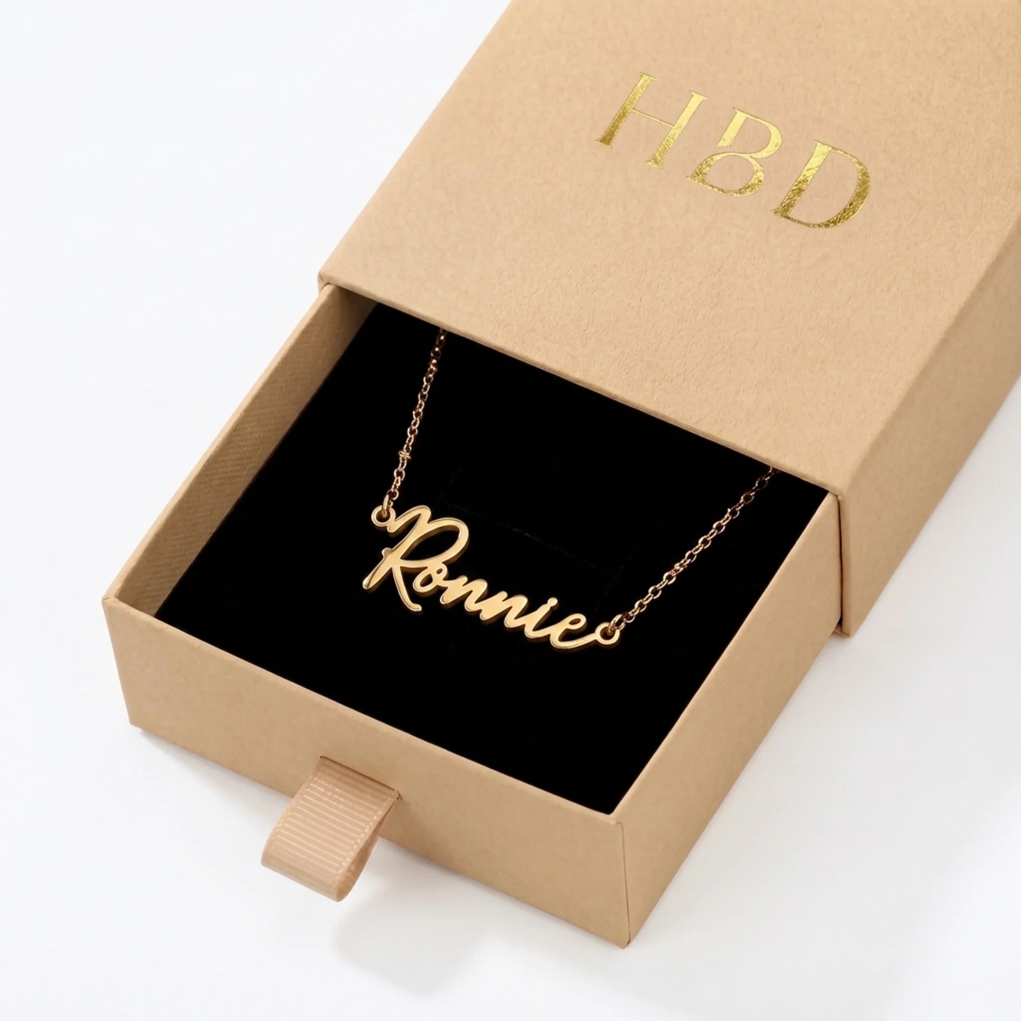 Ronnie Name Necklace | 18ct Gold, Silver & Vermeil | Ready to Ship