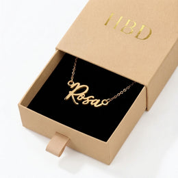 Rosa Name Necklace | 18ct Gold, Silver & Vermeil | Ready to Ship