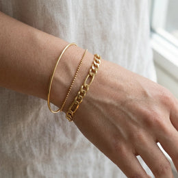 Round & Oval Link Bracelet