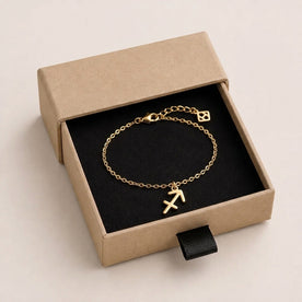 Sagittarius Zodiac Bracelet | Star Sign Charm, Gold & Silver