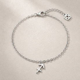 Sagittarius Zodiac Bracelet | Star Sign Charm, Gold & Silver