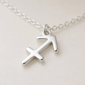 Sagittarius Zodiac Necklace | Star Sign Pendant, Gold & Silver