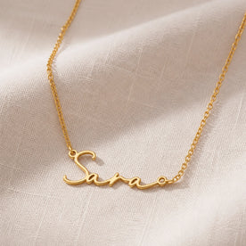 Sara Name Necklace | 18ct Gold, Silver & Vermeil | Ready to Ship