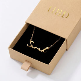 Sarah Name Necklace | 18ct Gold, Silver & Vermeil | Ready to Ship