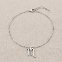 Scorpio Zodiac Bracelet | Star Sign Charm, Gold & Silver