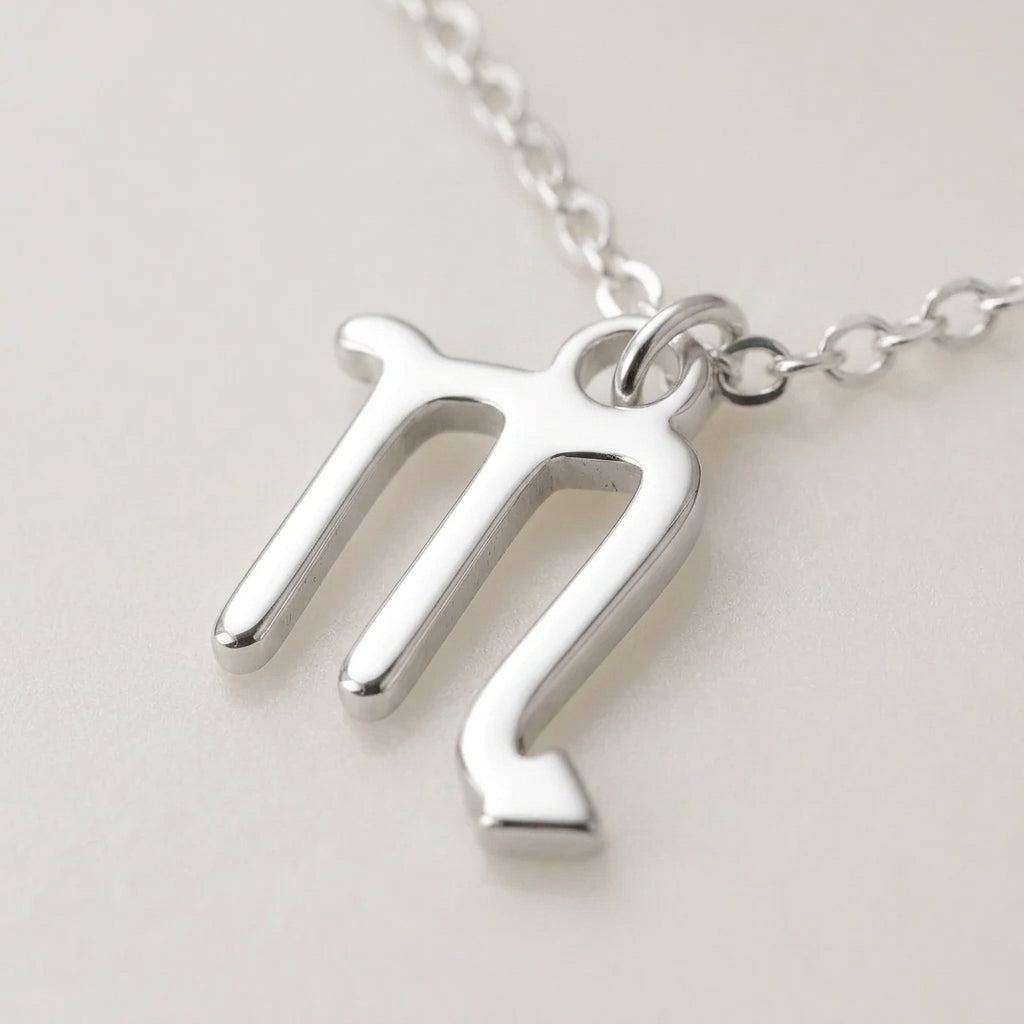 Scorpio Zodiac Necklace | Star Sign Pendant, Gold & Silver