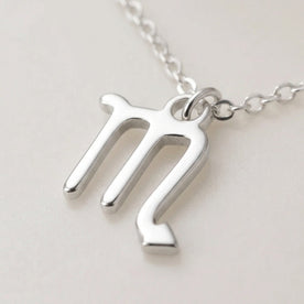 Scorpio Zodiac Necklace | Star Sign Pendant, Gold & Silver