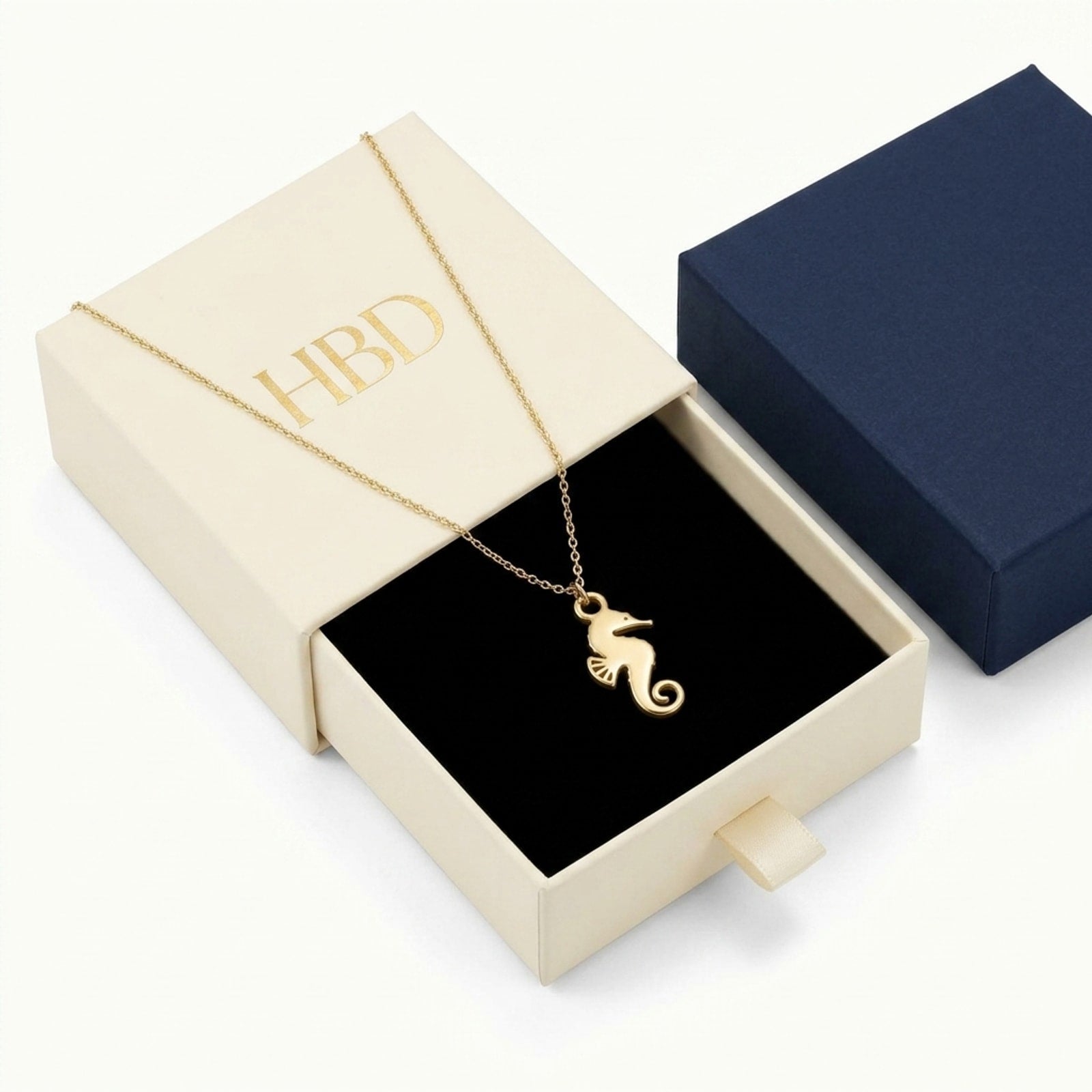 Seahorse Charm Necklace & Bracelet
